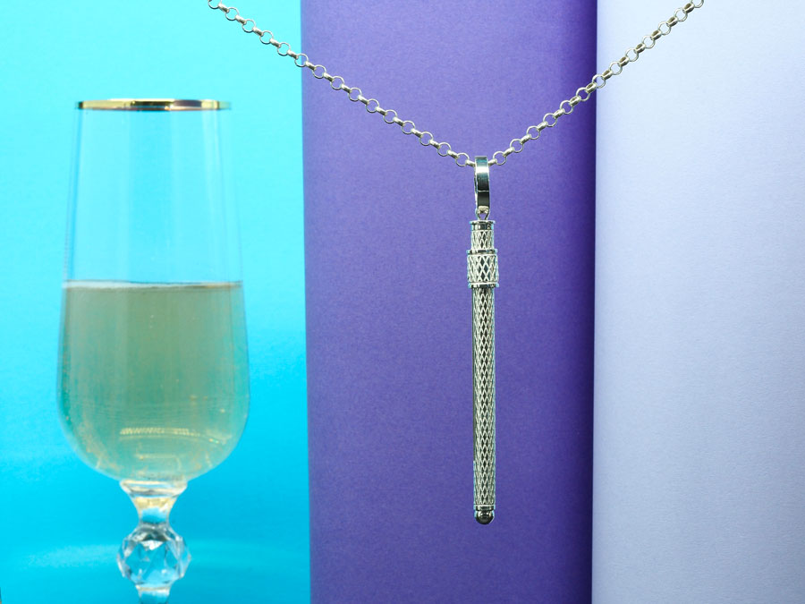 Муссуар для шампанского из серебра